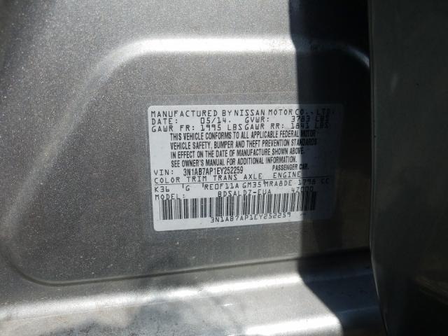 Photo 9 VIN: 3N1AB7AP1EY252259 - NISSAN SENTRA S 