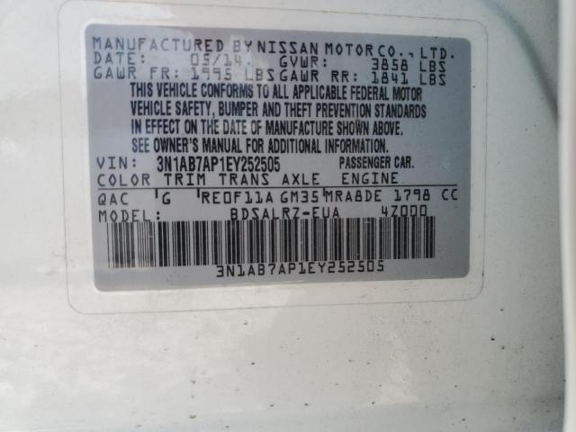 Photo 11 VIN: 3N1AB7AP1EY252505 - NISSAN SENTRA 