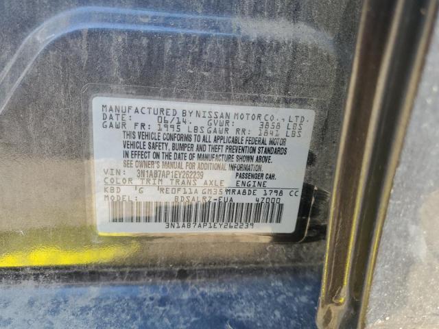 Photo 11 VIN: 3N1AB7AP1EY262239 - NISSAN SENTRA S 