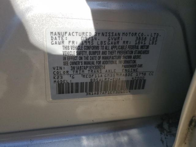 Photo 11 VIN: 3N1AB7AP1EY306014 - NISSAN SENTRA S 