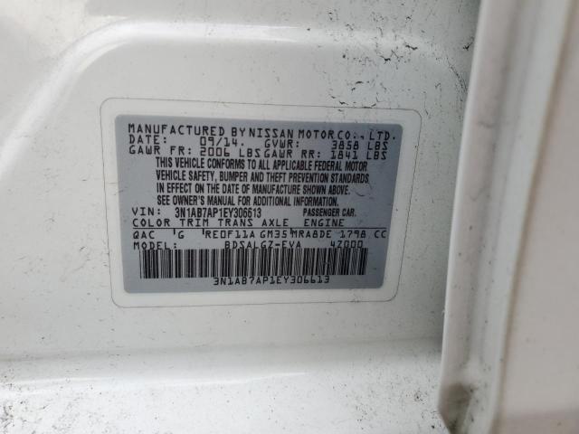 Photo 12 VIN: 3N1AB7AP1EY306613 - NISSAN SENTRA 