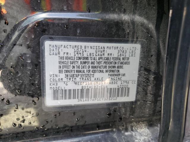 Photo 11 VIN: 3N1AB7AP1EY325212 - NISSAN SENTRA S 