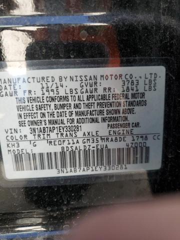 Photo 11 VIN: 3N1AB7AP1EY330281 - NISSAN SENTRA S 