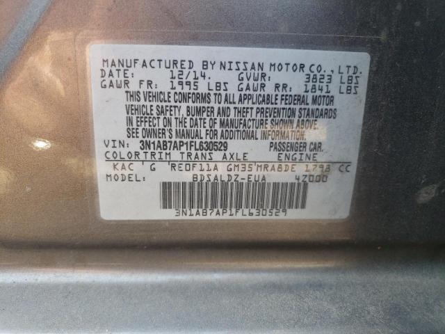 Photo 11 VIN: 3N1AB7AP1FL630529 - NISSAN SENTRA S 