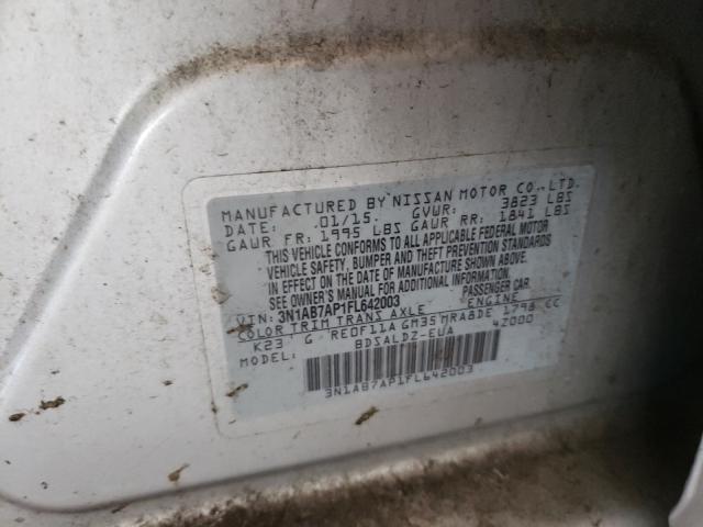 Photo 9 VIN: 3N1AB7AP1FL642003 - NISSAN SENTRA S 