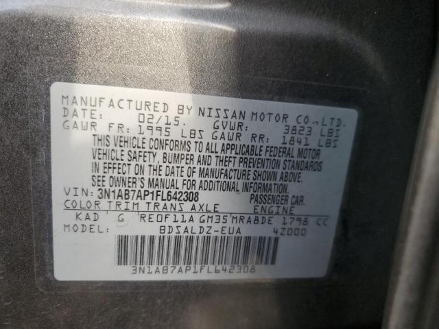 Photo 11 VIN: 3N1AB7AP1FL642308 - NISSAN SENTRA 