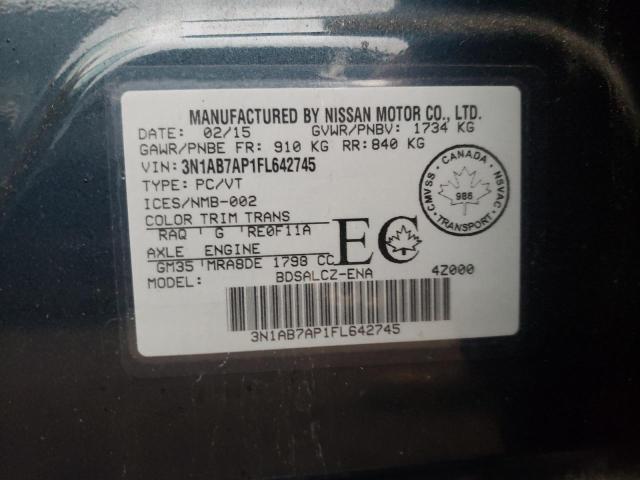 Photo 11 VIN: 3N1AB7AP1FL642745 - NISSAN SENTRA 