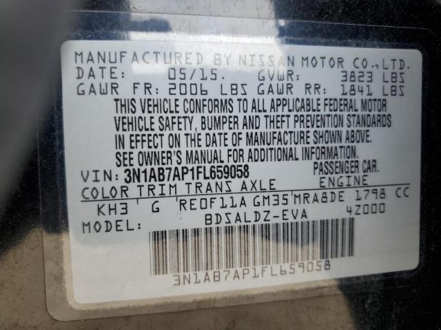 Photo 13 VIN: 3N1AB7AP1FL659058 - NISSAN SENTRA 