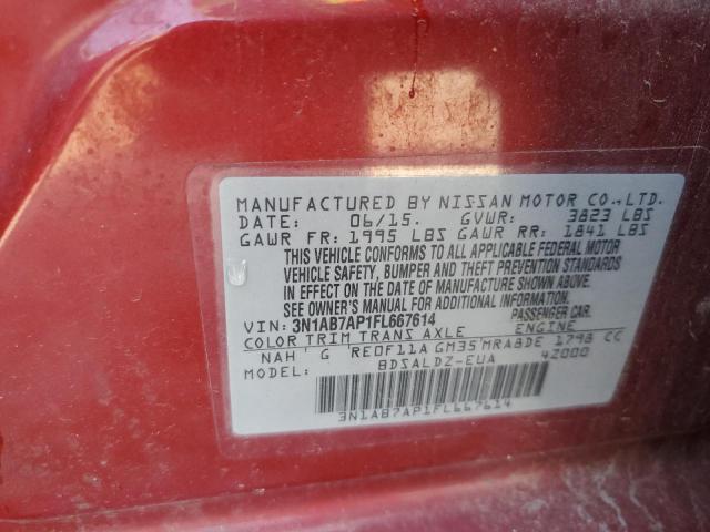 Photo 12 VIN: 3N1AB7AP1FL667614 - NISSAN SENTRA 