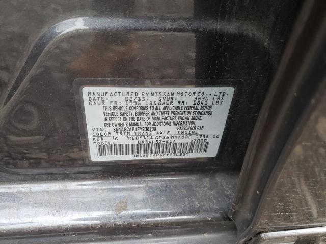 Photo 12 VIN: 3N1AB7AP1FY236239 - NISSAN SENTRA 