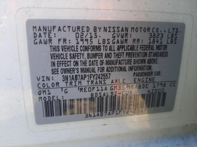 Photo 11 VIN: 3N1AB7AP1FY242557 - NISSAN SENTRA 