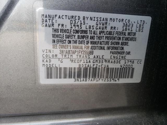 Photo 11 VIN: 3N1AB7AP1FY255969 - NISSAN SENTRA 