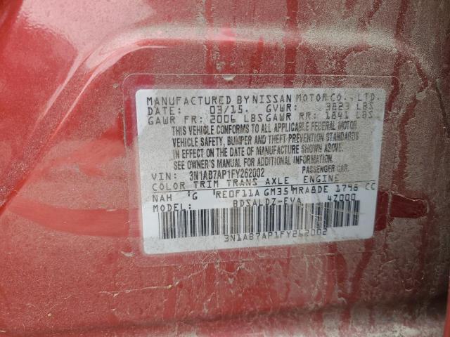 Photo 12 VIN: 3N1AB7AP1FY262002 - NISSAN SENTRA 