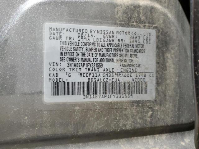 Photo 11 VIN: 3N1AB7AP1FY331559 - NISSAN SENTRA 