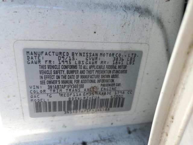 Photo 11 VIN: 3N1AB7AP1FY346188 - NISSAN SENTRA 