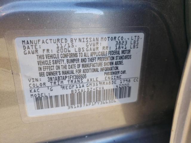 Photo 11 VIN: 3N1AB7AP1FY366506 - NISSAN SENTRA 