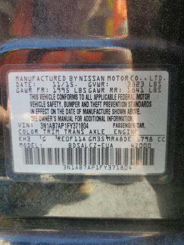 Photo 11 VIN: 3N1AB7AP1FY371804 - NISSAN SENTRA S 