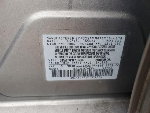 Photo 11 VIN: 3N1AB7AP1FY376596 - NISSAN SENTRA 