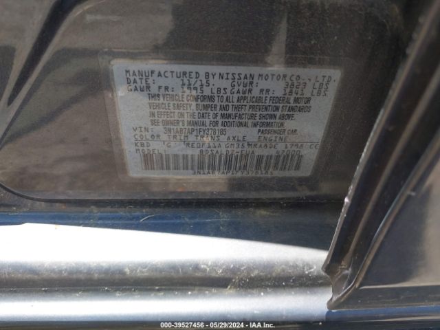 Photo 8 VIN: 3N1AB7AP1FY378185 - NISSAN SENTRA 