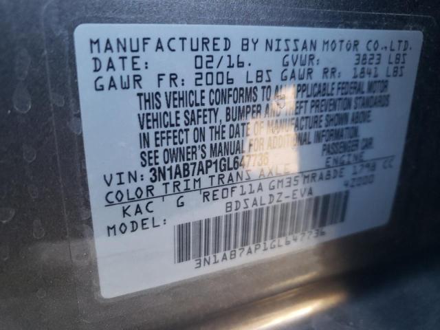 Photo 11 VIN: 3N1AB7AP1GL647736 - NISSAN SENTRA 