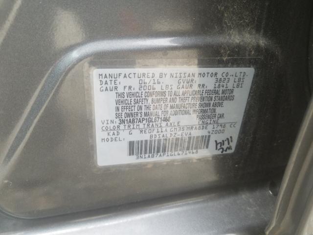 Photo 9 VIN: 3N1AB7AP1GL671468 - NISSAN SENTRA S 