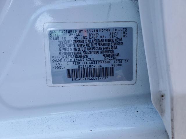 Photo 11 VIN: 3N1AB7AP1GL684737 - NISSAN SENTRA 