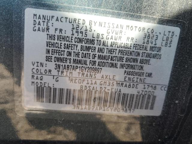 Photo 11 VIN: 3N1AB7AP1GY209897 - NISSAN SENTRA 