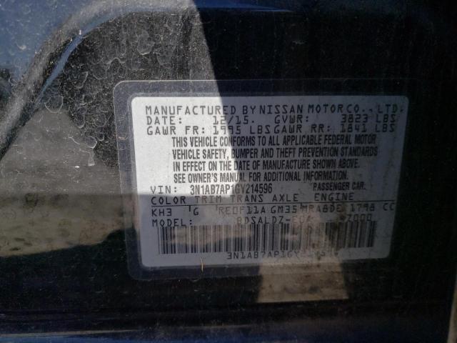 Photo 11 VIN: 3N1AB7AP1GY214596 - NISSAN SENTRA 