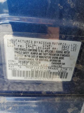 Photo 12 VIN: 3N1AB7AP1GY219278 - NISSAN SENTRA S 