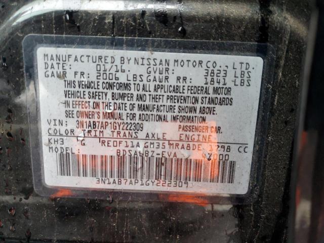 Photo 11 VIN: 3N1AB7AP1GY222309 - NISSAN SENTRA 