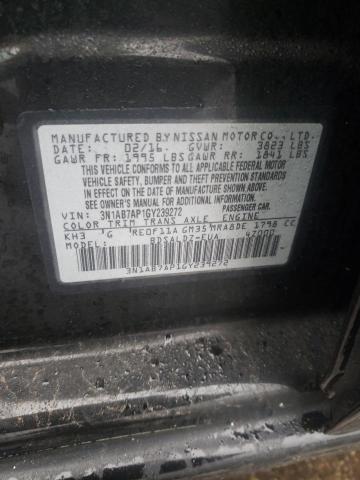 Photo 11 VIN: 3N1AB7AP1GY239272 - NISSAN SENTRA S 