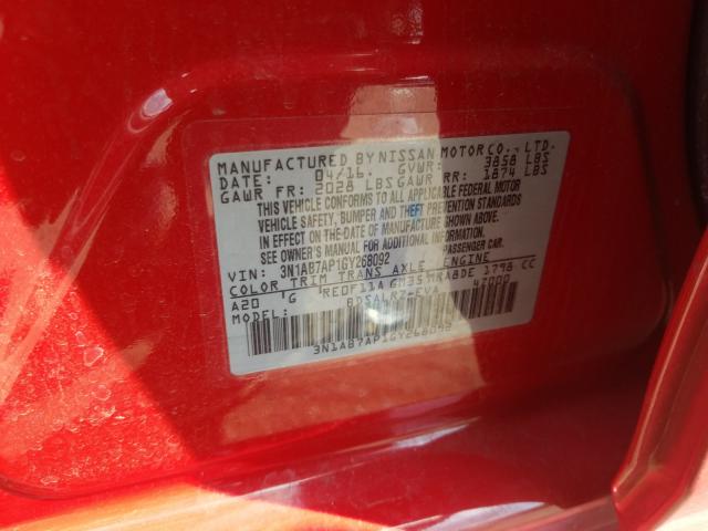 Photo 9 VIN: 3N1AB7AP1GY268092 - NISSAN SENTRA S 