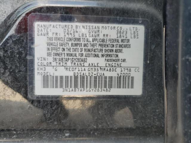 Photo 11 VIN: 3N1AB7AP1GY283482 - NISSAN SENTRA SV 