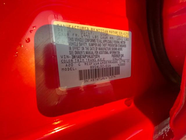 Photo 9 VIN: 3N1AB7AP1HL671374 - NISSAN SENTRA 