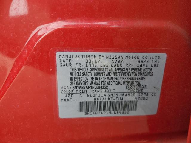 Photo 12 VIN: 3N1AB7AP1HL684352 - NISSAN SENTRA 