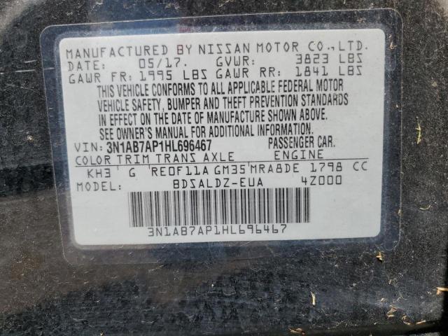 Photo 11 VIN: 3N1AB7AP1HL696467 - NISSAN SENTRA S 