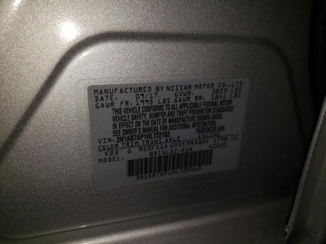 Photo 9 VIN: 3N1AB7AP1HL722162 - NISSAN SENTRA S 