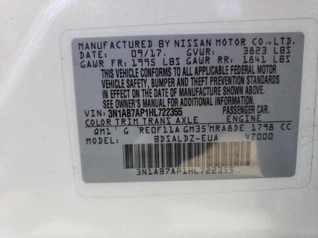 Photo 12 VIN: 3N1AB7AP1HL722355 - NISSAN SENTRA S 