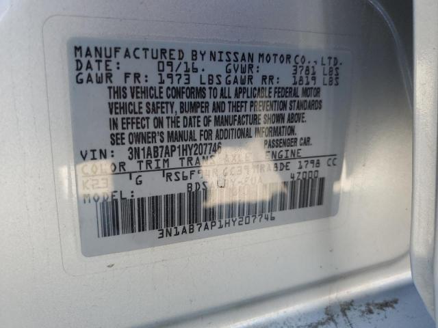 Photo 12 VIN: 3N1AB7AP1HY207746 - NISSAN SENTRA 