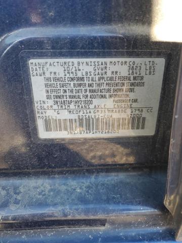 Photo 11 VIN: 3N1AB7AP1HY218200 - NISSAN SENTRA S 