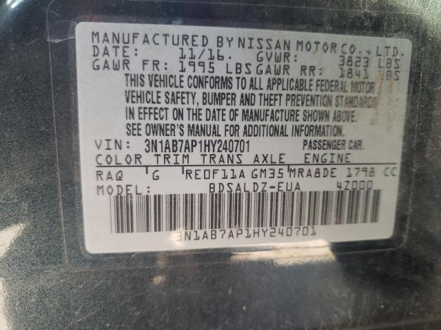 Photo 11 VIN: 3N1AB7AP1HY240701 - NISSAN SENTRA 