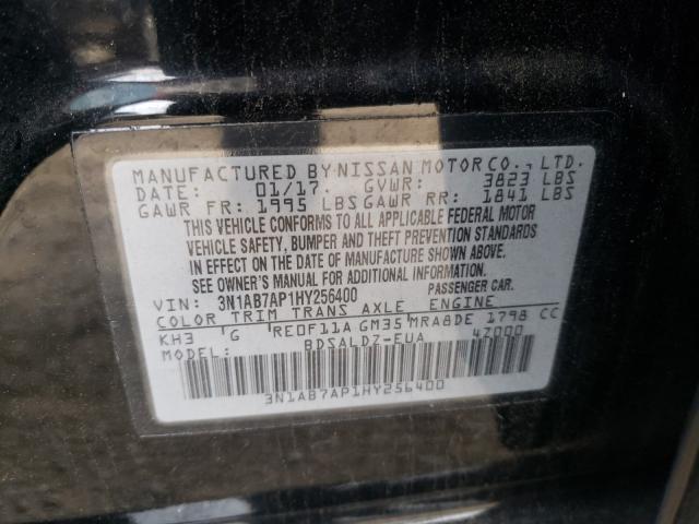 Photo 9 VIN: 3N1AB7AP1HY256400 - NISSAN SENTRA S 