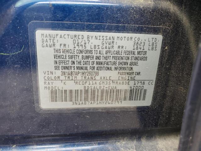 Photo 12 VIN: 3N1AB7AP1HY260799 - NISSAN SENTRA 