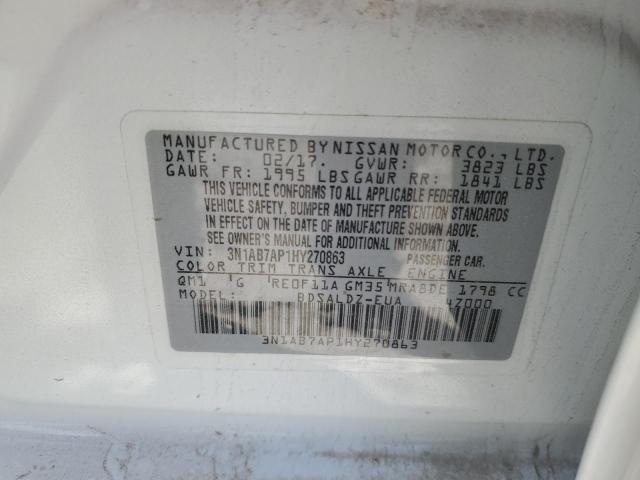 Photo 11 VIN: 3N1AB7AP1HY270863 - NISSAN SENTRA 