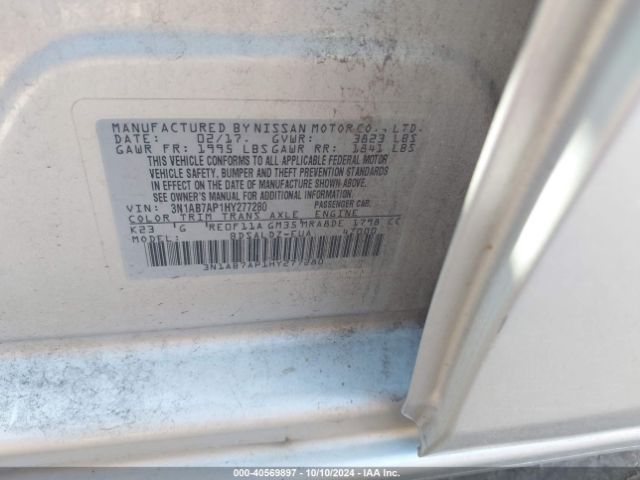 Photo 8 VIN: 3N1AB7AP1HY277280 - NISSAN SENTRA 