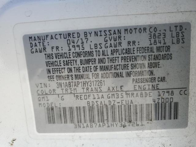 Photo 11 VIN: 3N1AB7AP1HY317261 - NISSAN SENTRA 