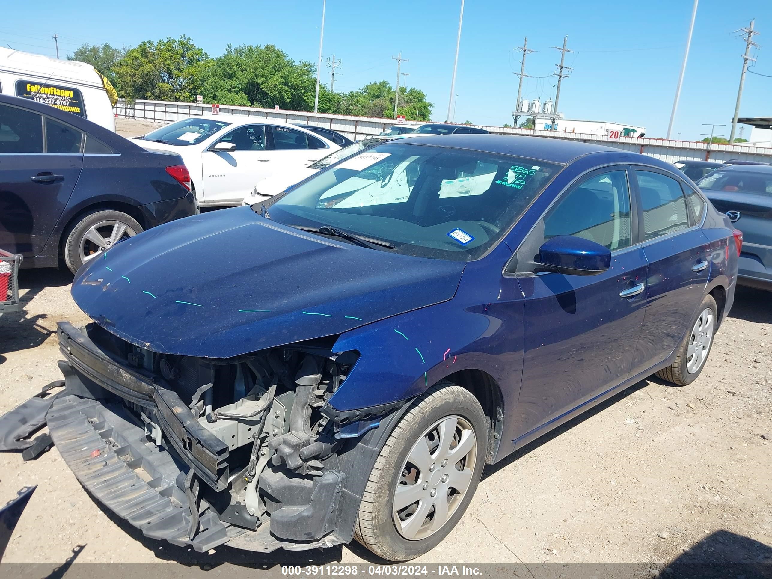 Photo 1 VIN: 3N1AB7AP1HY330639 - NISSAN SENTRA 