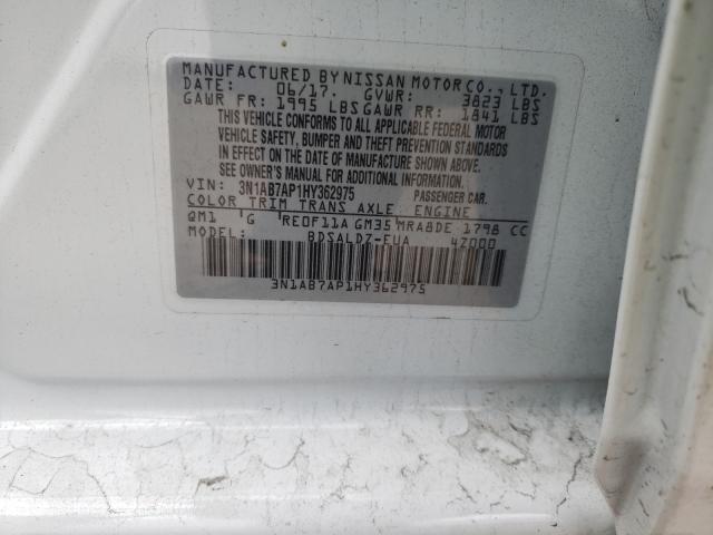 Photo 9 VIN: 3N1AB7AP1HY362975 - NISSAN SENTRA S 