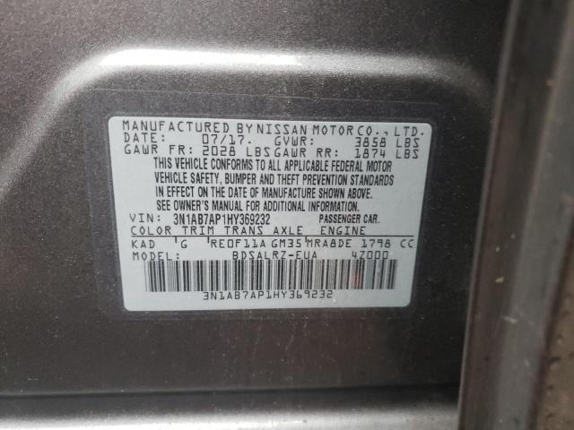 Photo 11 VIN: 3N1AB7AP1HY369232 - NISSAN SENTRA 