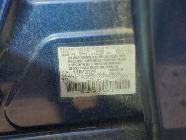 Photo 12 VIN: 3N1AB7AP1HY369912 - NISSAN SENTRA 